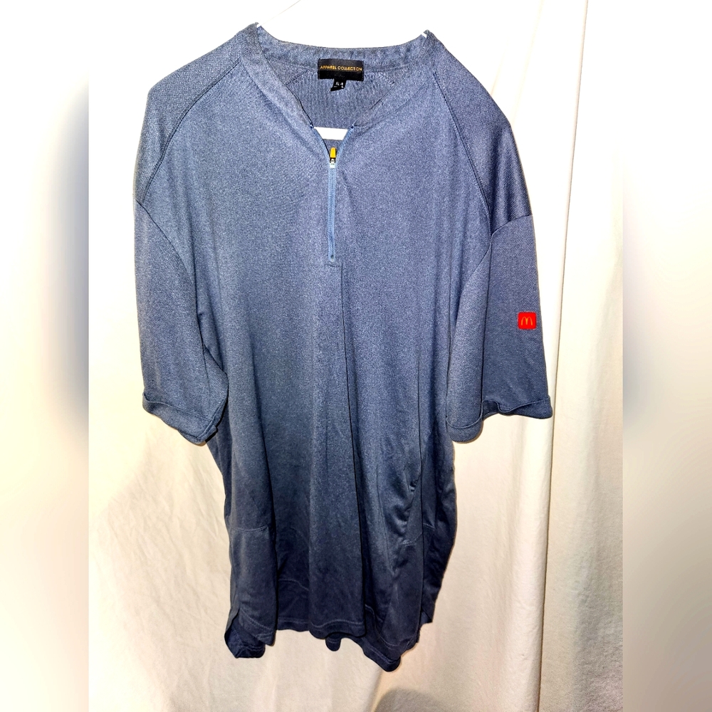 McDonalds Apparel Collection Work T Shirt XL- R Grey Employee Uniform